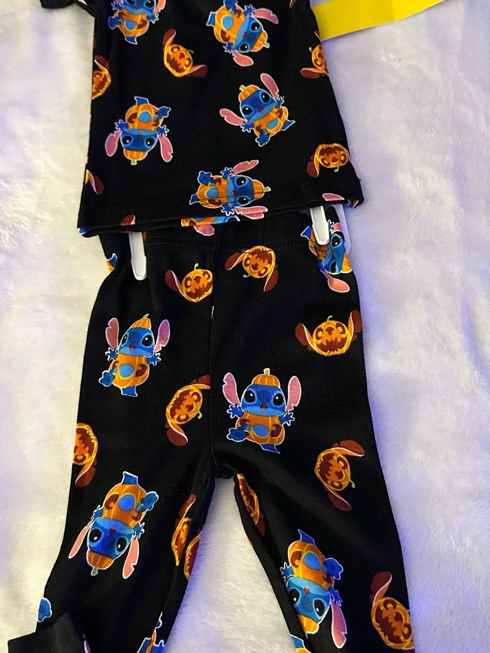Kids Halloween Stitch Matching Set - Black